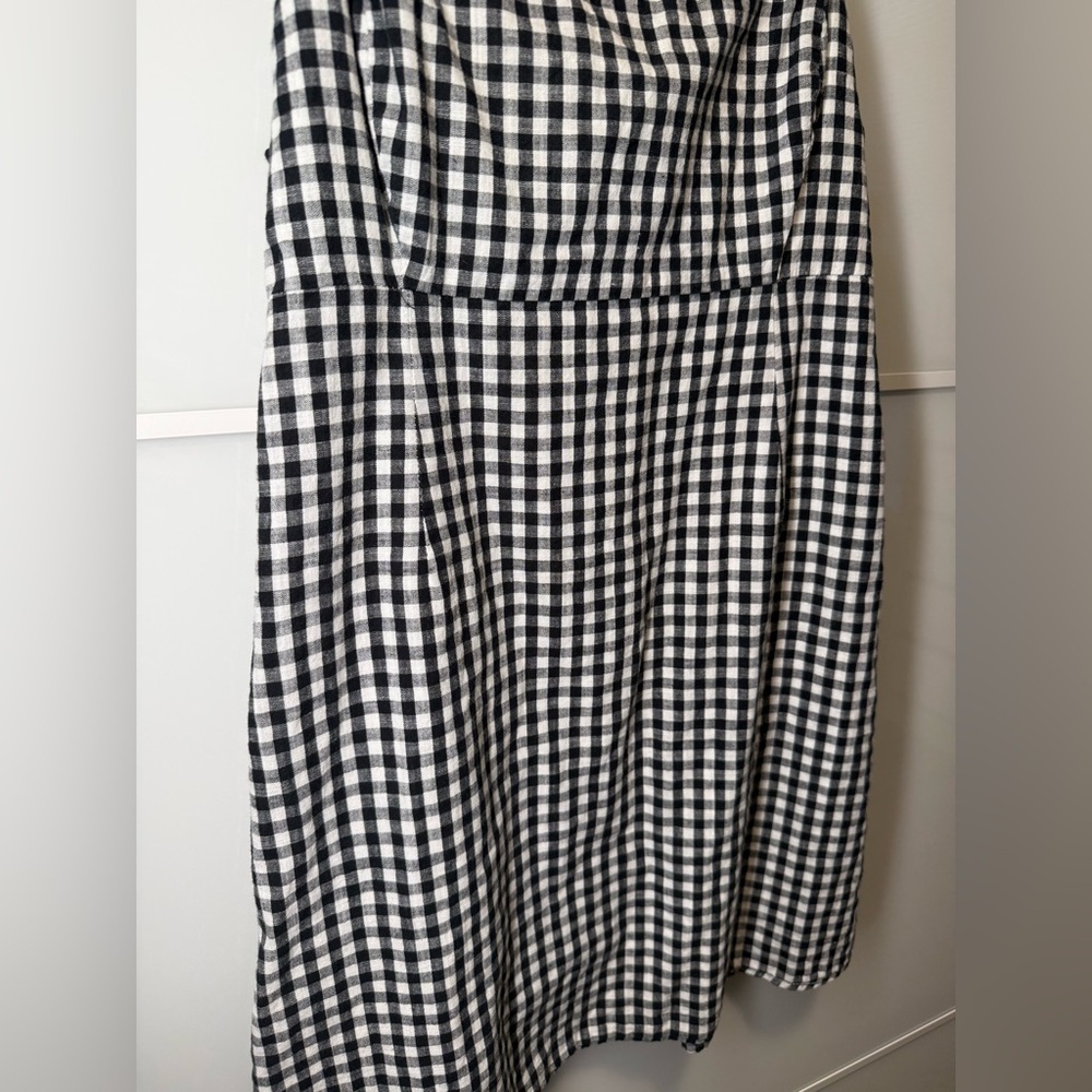 Urban Outfitters Black & White Gingham Mini Dress - Picture 4 of 6